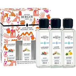 Dárková sada náplní do katalytické lampy Estival Triopak 3 x 250 ml