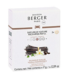 Ricarica di ricambio per diffusore per auto Vaniglia Маgnifica Vanilla Magnificence (Car Diffuser Recharge/Refill) 2 pz