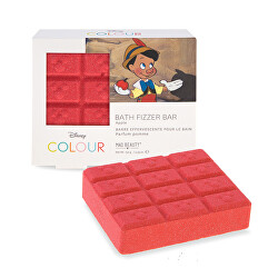 Šumivá bomba do koupele ve tvaru tabulky čokolády Colour Bath Fizzer Bar Pinocchio 130 g