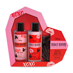 Set cadou pentru îngrijirea pielii Minnie Mickey Totally Devoted (Bath & Body Set)