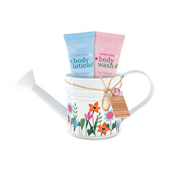 Set cadou pentru îngrijirea corpului cu ceainic In Full Bloom (Watering Can Gift Set)