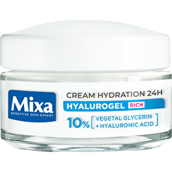 Intenzívne hydratačný denný krém (Hyalurogel Rich Cream) 50 ml