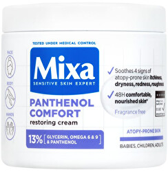 Regeneráló testápoló atópiára hajlamos bőrre Panthenol Comfort (Restoring Cream) 400 ml