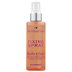 Fixačný sprej make-upu broskyne a šľahačka (Peaches & Cream Fixing Spray) 100 ml