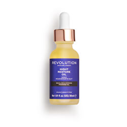 Hydratačné sérum v oleji na noc Skincare Night Restore Oil (Squalana And Evening Primrose Oil) 30 ml