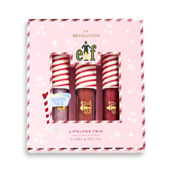 Szájfény szett Elf Candy Cane Fores (Lip Gloss Trio)