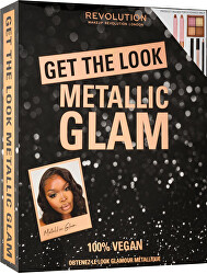 Dekoratív kozmetikai ajándékszett Get The Look: Metallic Glam