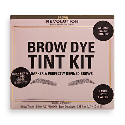 Set pentru aranjarea sprâncenelor Brown Brow Dye (Tint Kit)