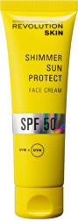 Krém na tvár SPF 50 Shimmer Sun Protect (Face Cream) 50 ml
