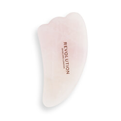 Masážní špachtle na pleť Rose Quartz Gua Sha