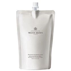 Náhradní náplň pro sprchový gel Delicious Rhubarb & Rose (Bath & Shower Gel Refill) 400 ml