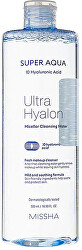 Reinigendes Mizellenwasser Super Aqua Ultra Hyalon (Micellar Cleansing Water) 500 ml