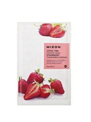 Plátýnková 3D maska s jahodami pro zjemnění a antioxidaci pleti Joyful Time (Essence Mask Strawberry) 23 g