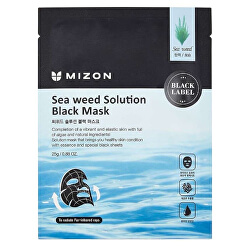 Vyživující maska s mořskou řasou (Sea Weed Solution Black Mask) 25 g