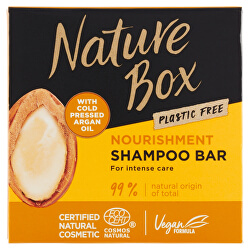 Tuhý šampon na vlasy Argan Oil (Nourishment Shampoo Bar) 85 g