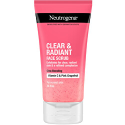 Osvěžující peeling s výtažkem z růžového grepu Clear & Radiant (Face Scrub) 150 ml
