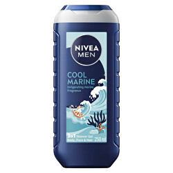 Sprchový gel na pokožku a vlasy Cool Marine (3 in 1 Shower Gel) 250 ml