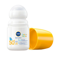 Opaľovacie mlieko pre deti SPF 50+ (Sun Kids Protect & Sensitiv e Roll-On) 50 ml