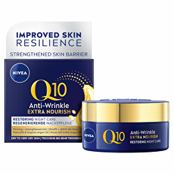 Cremă nutritivă de noapte antirid Q10 Power ( Anti-Wrinkle Extra Nourishing Night Cream) 50 ml