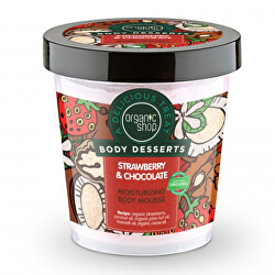 Tělová pena Body Desserts Strawberry & Chocolate (Moisturizing Body Mousse) 450 ml