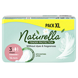 Dámské hygienické vložky Normal Plus Tender Protection Maxi 14 ks