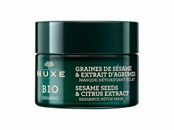 Mască iluminatoare detoxifiantă BIO Sesame Seeds & Citrus Extract (Radiance Detox Mask) 50 ml