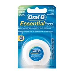 Dentální nit s mentolovou příchutí (Essential Floss Mint) 50 m