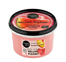 Hydratační tělový peeling Bellini, please! Vodní meloun a broskev (Hydrating Body Scrub) 250 ml
