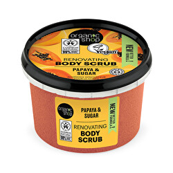 Tělový peeling Organic Papaya & Sugar (Body Scrub) 250 ml