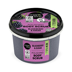Vyhlazující tělový peeling Ostružina a cukr (Polishing Body Scrub) 250 ml