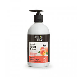 Vyživující mýdlo na ruce Růže a broskev (Nourising Hand Soap) 500 ml