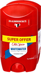 Deodorant solid pentru bărbați WhiteWater Duo 2 x 50 ml