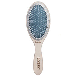 Oválný bambusový kartáč na vlasy s ionickými štětinami EcoHair Detangler