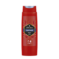 Sprchový gel na tělo a vlasy Captain (Shower Gel + Shampoo) 250 ml