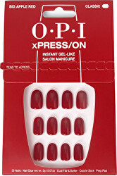 Gelové nehty xPRESS/ON (Press On Nails – Big Apple Red)