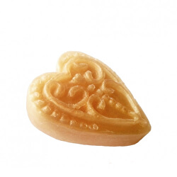 Tuhé glycerinové mýdlo Ornament Srdce (Glycerine Soap) 60 g
