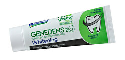 Fehérítő fogkrém aktív szénnel Genedens Bio 75 ml