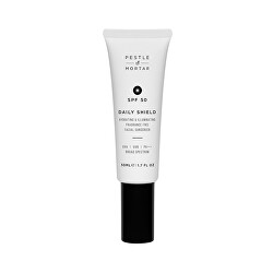 Feuchtigkeitsspendende und aufhellende Hautcreme SPF 50 Daily Shield (Facial Sunscreen) 50 ml