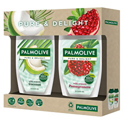 Dárková sada koupelové péče Pure & Delight Shower Gels - SLEVA - poškozená krabička