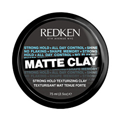 Vlasový íl Matte Clay ( Strong Hold Texturizing Clay) 75 ml