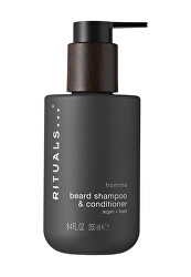 Szakáll sampon és balzsam 2 az 1-ben (Beard Shampoo & Conditioner) 250 ml