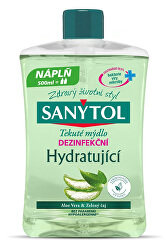 Hydratujúce dezinfekčné mydlo Aloe Vera & Zelený čaj - náhradná náplň 500 ml