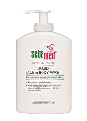 Jemná umývacia emulzia na tvár a telo s pumpičkou Classic(Liquid Face & Body Wash) 400 ml