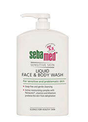 Umývacia emulzia na tvár a telo Classic(Liquid Face & Body Wash) 1000 ml