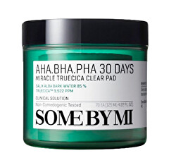 Jemné vatové tamponky pro čištění pleti AHA BHA PHA 30 Days (Miracle Truecica Clear Pad) 70 ks