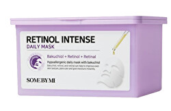 Noční pleťová maska s anti-aging účinkem Retinol Intense (Daily Mask) 30 ks