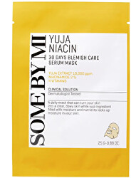 Pleťová maska pro matnou pleť Yuja Niacin (30 Days Blemish Care Serum Mask) 25 g