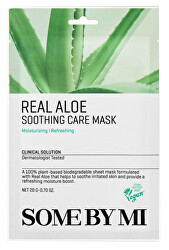 Zklidňující maska s aloe vera Real Aloe (Soothing Care Mask) 20 g