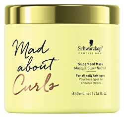 Masca intensiv hidratantă pentru părul creţ Mad Abouth Curls (Superfood Mask) 650 ml