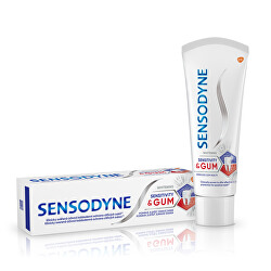Bieliace zubná pasta pre ochranu ďasien Sensitivity & Gum Whitening 75 ml